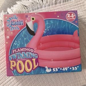New! Splash Buddies Flamingo Swimming Pool